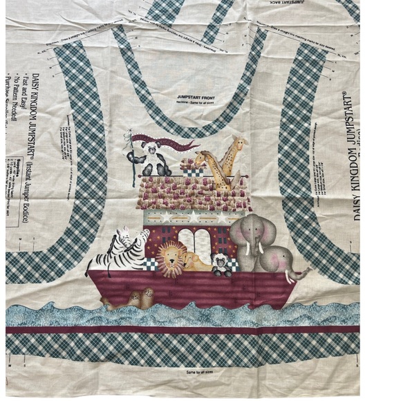 1997 Daisy Kingdom Jumpstart #154300 “Country Noah” Instant Jumper Bodice Panel - Picture 5 of 9